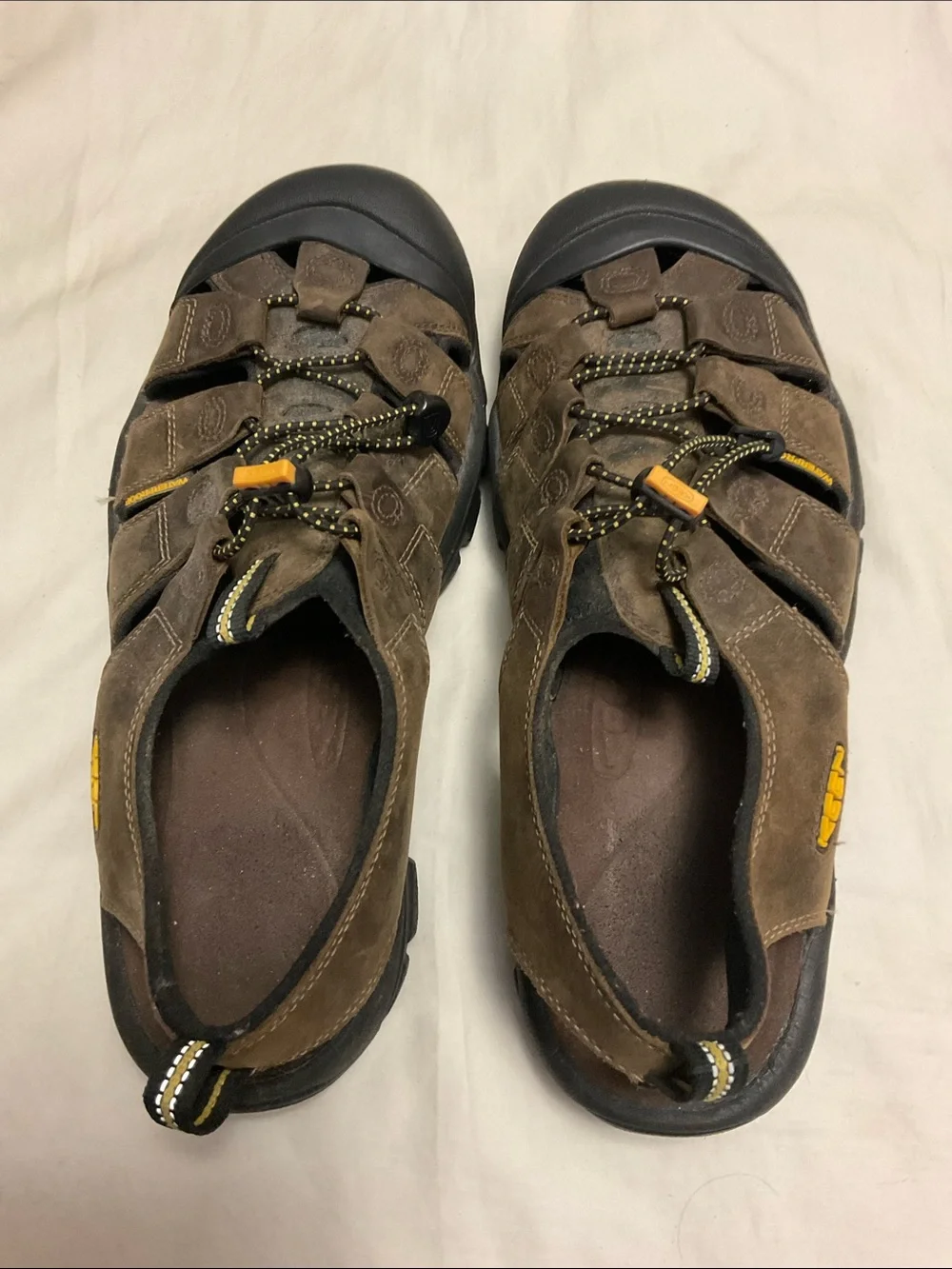 Keen Newport Brown Men's Closed-Toe Outdoor Sandals 12
